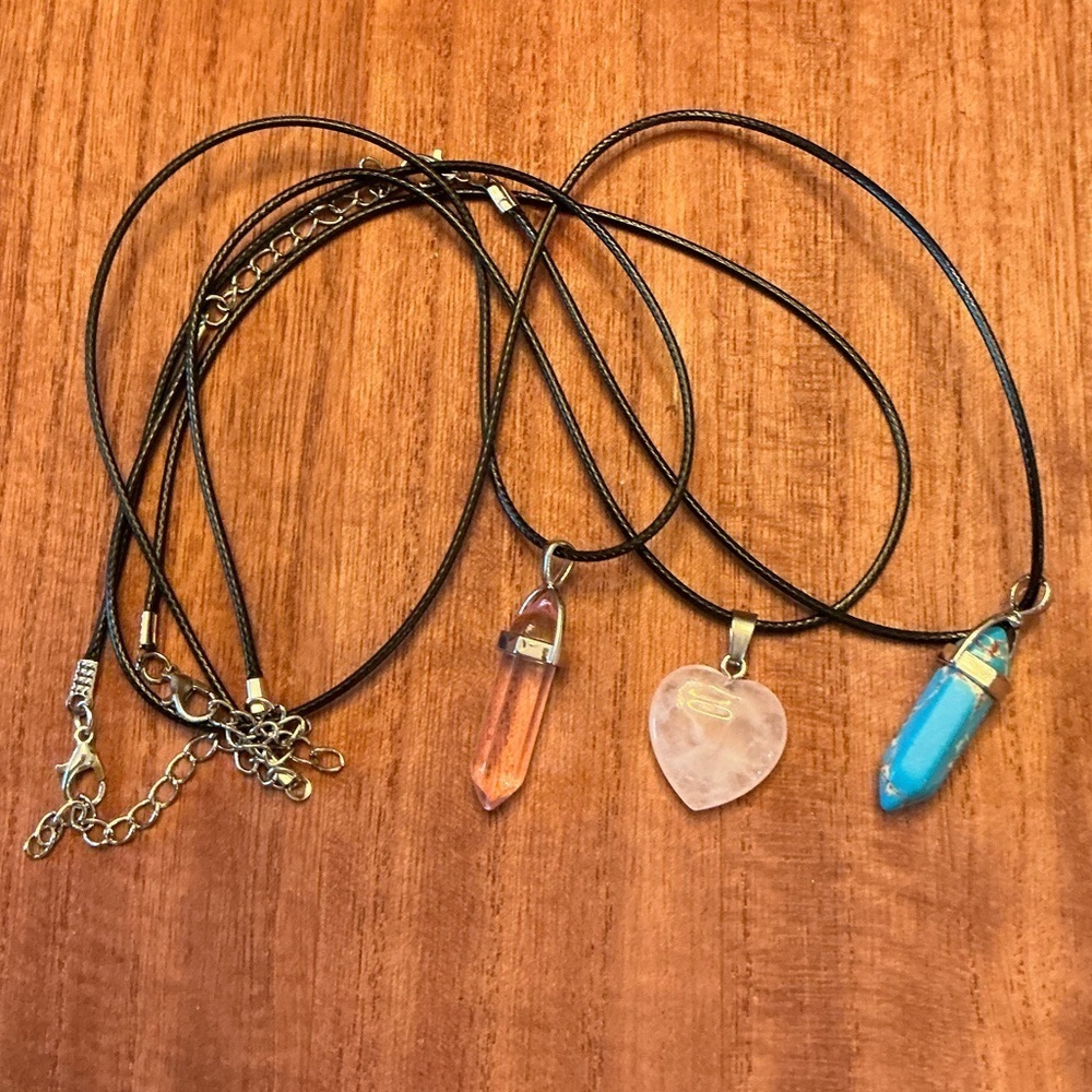 Beautiful lot of 3 Necklaces, 22”